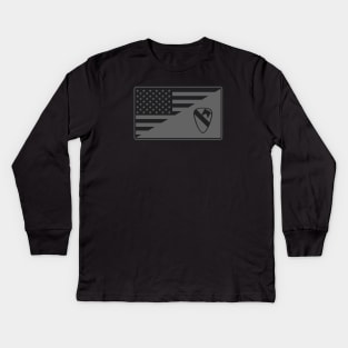 Air Cav Patch (subdued) Kids Long Sleeve T-Shirt